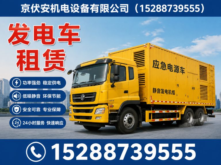 红河静音发电车租赁展示图